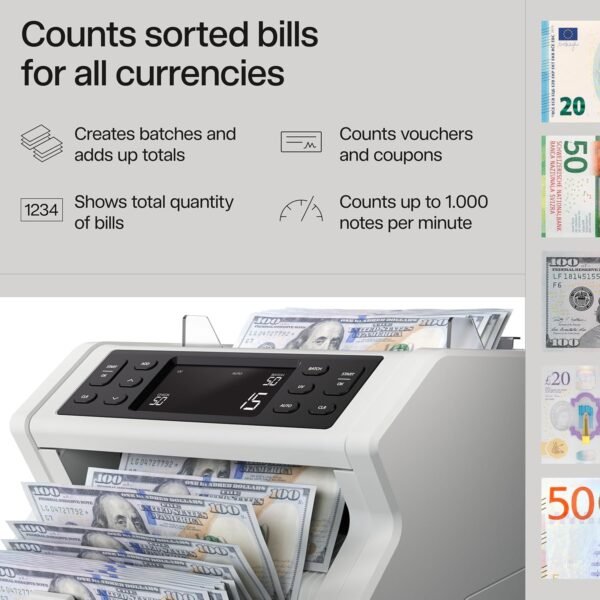 Safescan 2210 Cash Counter Machine with Counterfeit De... - Image 3