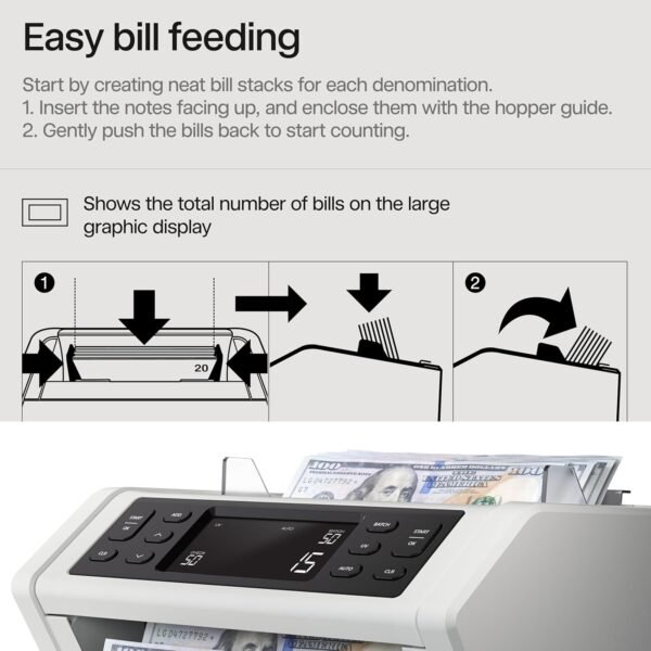 Safescan 2210 Cash Counter Machine with Counterfeit De... - Image 5