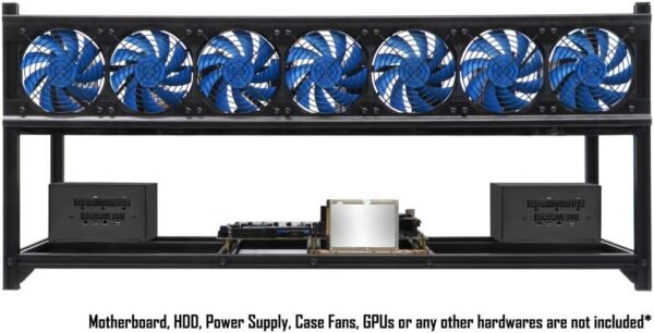 Kingwin 8 GPU Miner Rig Case Body – Premium Stackable ... - Image 3