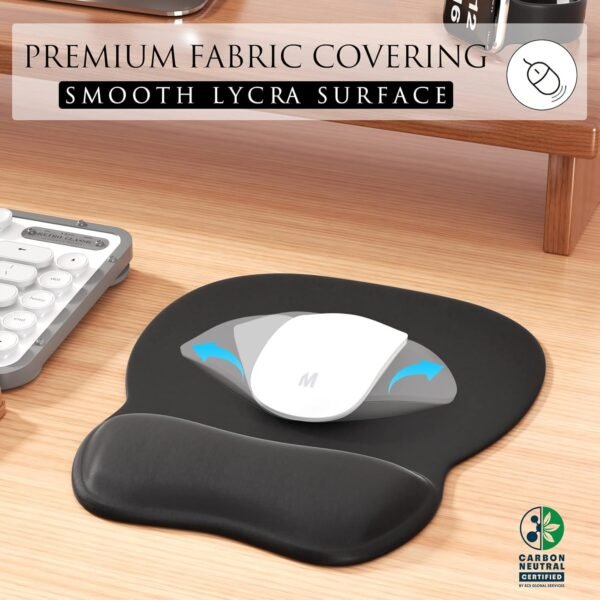 MROCO Ergonomic Mouse Pad with Gel Wrist Relaxation, Comforta... - Image 3