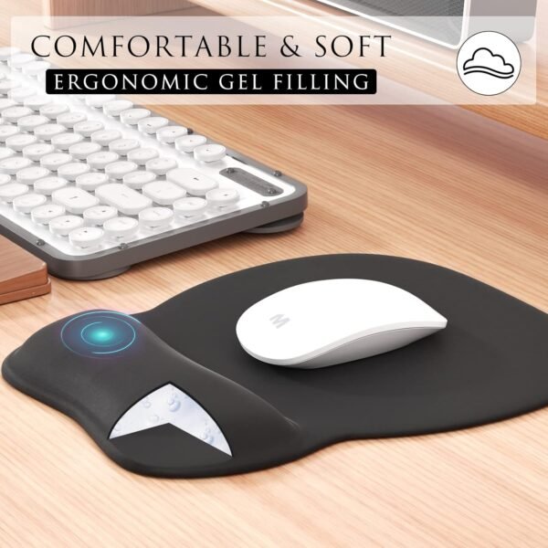 MROCO Ergonomic Mouse Pad with Gel Wrist Relaxation, Comforta... - Image 5