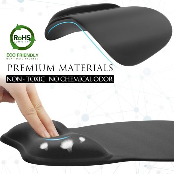 MROCO Ergonomic Mouse Pad with Gel Wrist Relaxation, Comforta... - Image 6