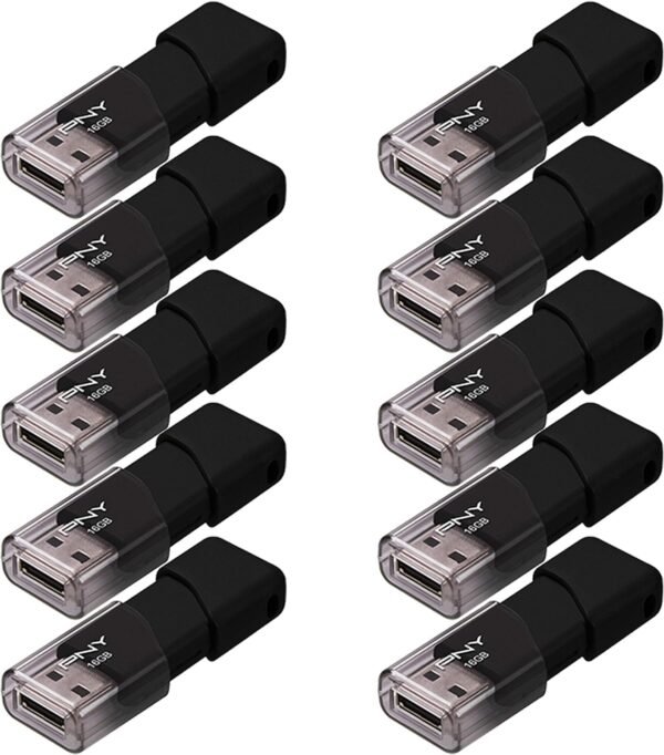 PNY 16GB Attaché 3 USB 2.0 Flash Drive, Black 10 Rely ... - Image 3