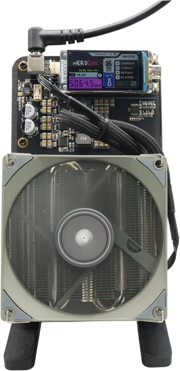 New Bitaxe NerdQaxe++ 4.8TH/s BTC Miner - 15J/Th, 68W P... - Image 3