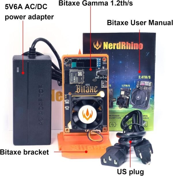Bitaxe Gamma 1.2TH/s Bitcoins Miner BM1370 S19 Lotto De... - Image 3