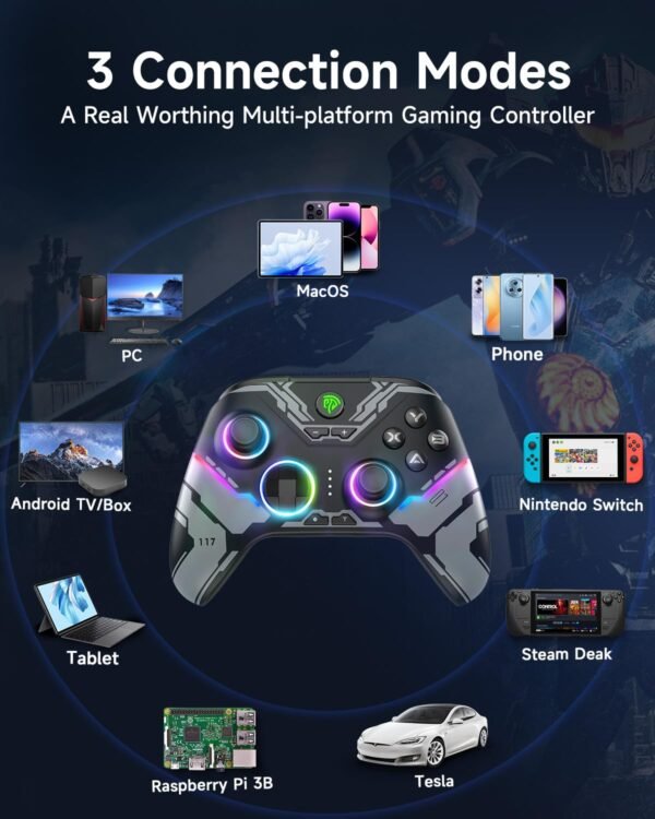 EasySMX X15 PC Controller - Enhanced Wi-fi Bluetooth... - Image 4