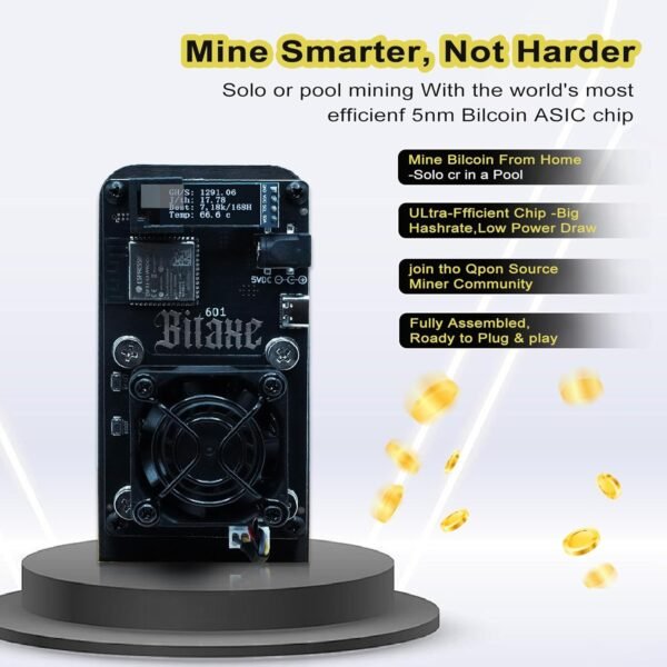 Bitaxe Gamma 601 Bitcoins Miner 1.2TH/S Open-Supply Sys... - Image 5