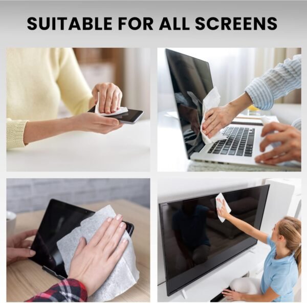 Digital Wipes Display screen Cleaner Streak-Free [2 Pack x40... - Image 4