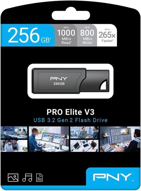 256GB PNY PRO Elite V3 USB 3.2 Gen 2 Flash Drive – Up t... - Image 13