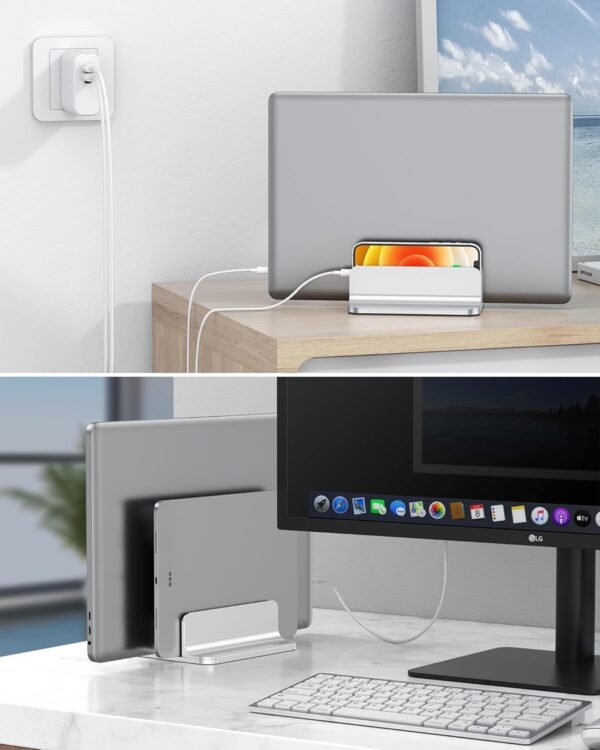 OMOTON [Updated Dock Version] Vertical Laptop computer Stand, Do... - Image 7