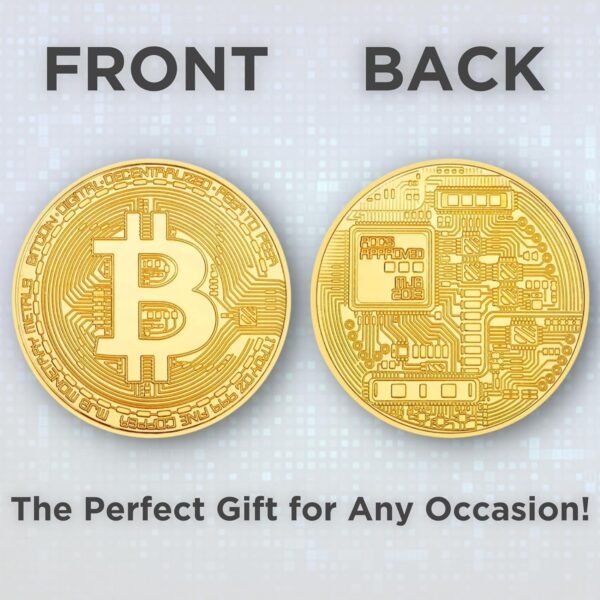 Bitcoin Coin - Commemorative BTC Cash Plus Clear Prote... - Image 9