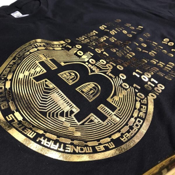 Golden Bitcoin T-Shirt for Crypto Forex Miners and O... - Image 5