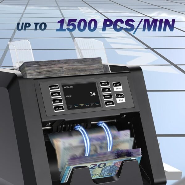 N70A Enterprise Grade Cash Counter Machine with 2CIS/UV/... - Image 7