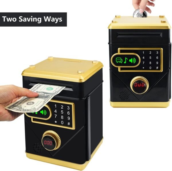 Touchscreen Digital Piggy Financial institution Mini ATM Secure, Coin B... - Image 5
