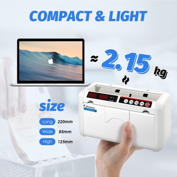 Battery Operated Invoice Counter Machine, Moveable Recharg... - Image 5