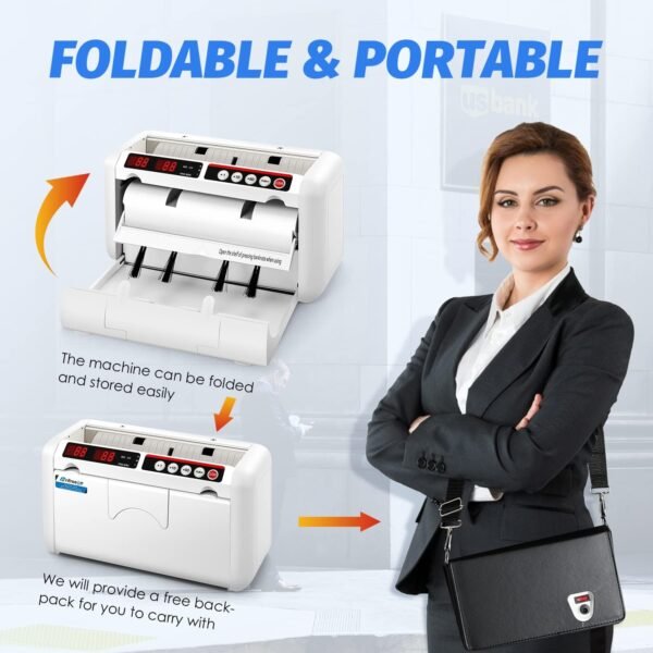 Battery Operated Invoice Counter Machine, Moveable Recharg... - Image 7