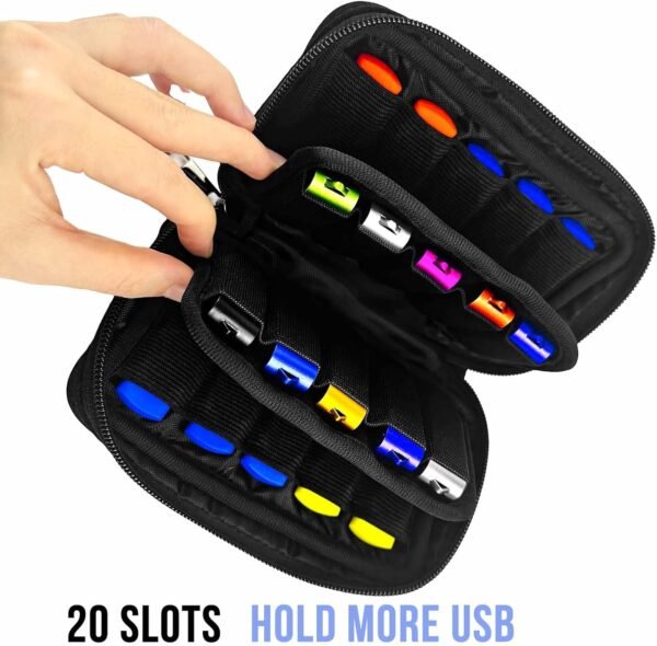 Flash Drive Case 20 Slots USB Storage Case JBOS USB Hol... - Image 3