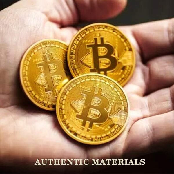 12Pcs Bitcoin Coin - Gold Bodily Bitcoin Commemorativ... - Image 3