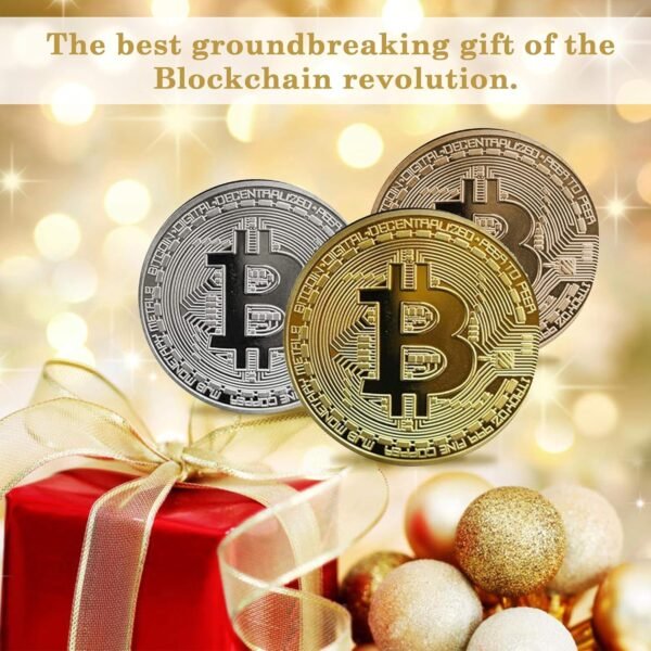 12Pcs Bitcoin Coin - Gold Bodily Bitcoin Commemorativ... - Image 4