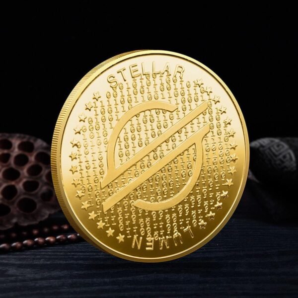 Stellar Lumen Coin BTC Cryptocurrency Coin Assortment S... - Image 3