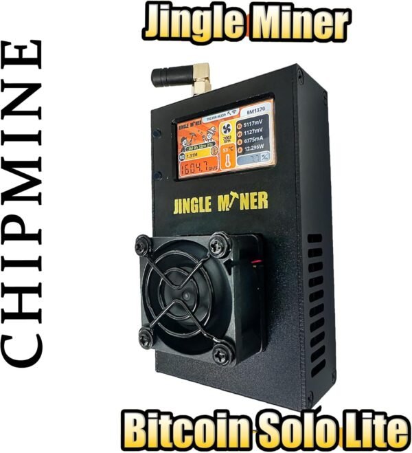 New Jingle Miner Bitcoin(BTC) Solo Lite 23W ASIC Machin... - Image 3