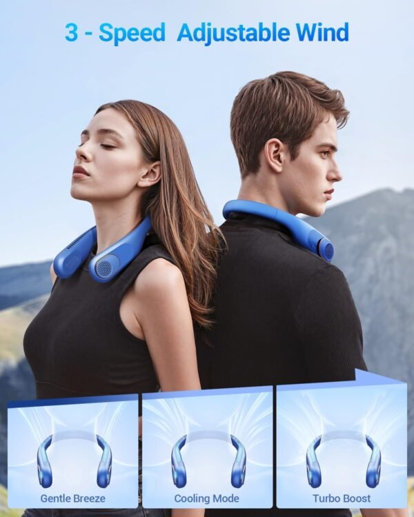 SWEETFULL Transportable Neck Fan 360° Cooling Bladeless Pers... - Image 3
