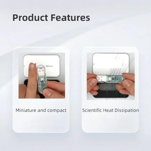 3pcs V3 Btc Miner Silent Miner Machine Usb Mining Machi... - Image 4