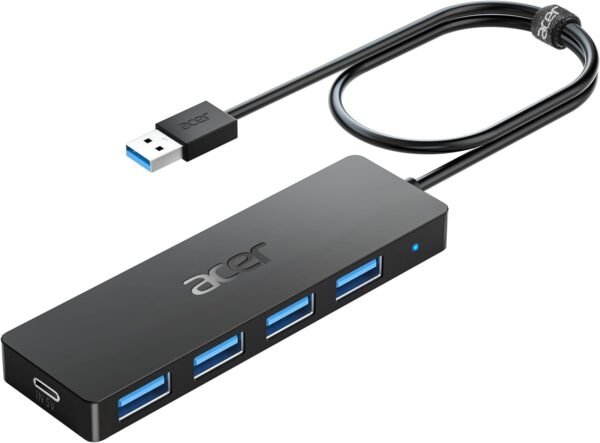 Acer USB Hub 4 Ports, A number of USB 3.0 Hub, USBA Splitt... - Image 2