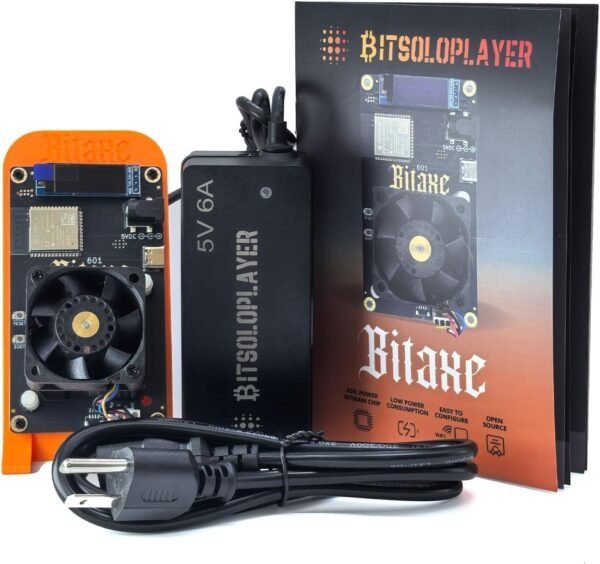 Bitaxe Gamma 601 BTC Miner 1.2TH/s, BM1370 ASIC Chip, 2... - Image 2