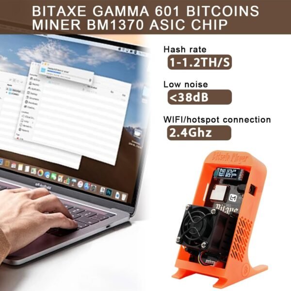 Bitaxe Gamma 601 Bitcoins Miner 1.2TH/s Solo Miner BM13... - Image 2
