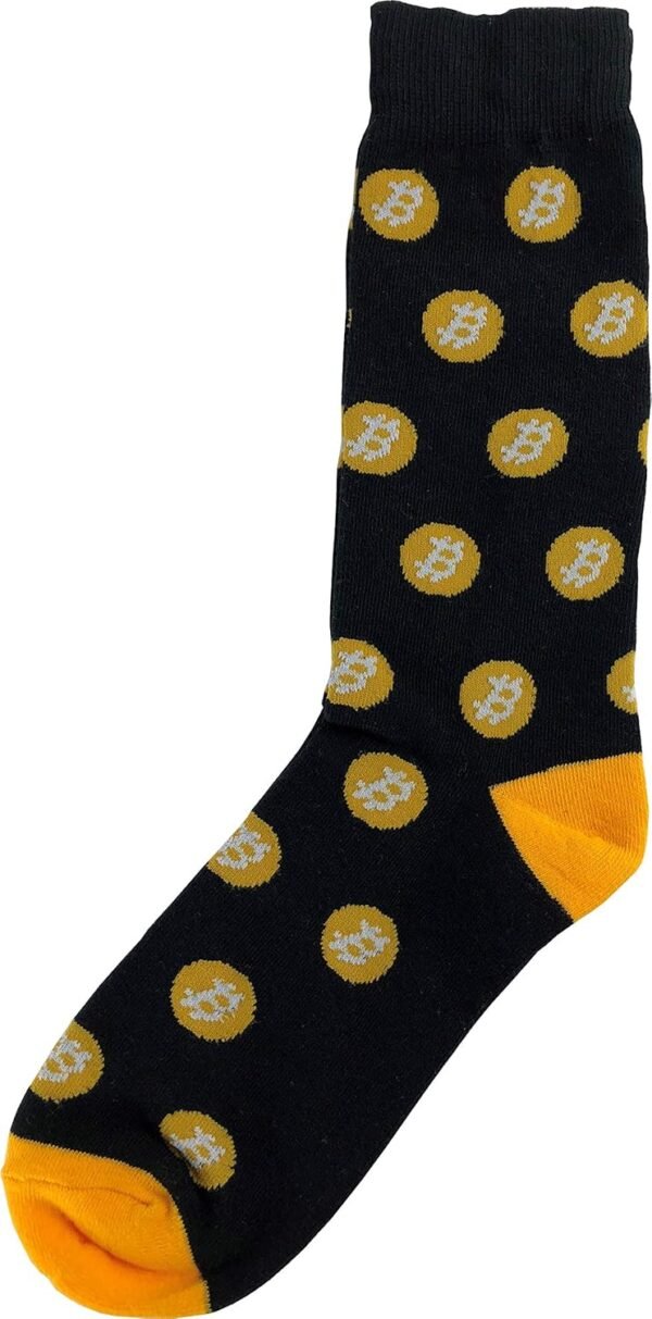 Bitcoin BTC Crypto Cryptocurrency Socks - Image 2