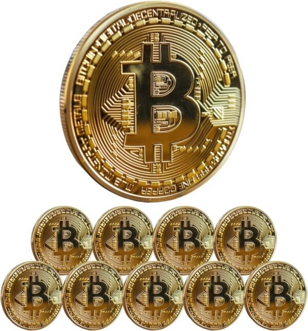 Bitcoin Coin - Commemorative BTC Cash Plus Clear Prote... - Image 2