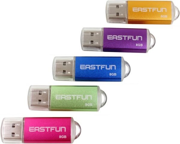 EASTFUN 5Pcs 8GB USB Flash Drive USB 2.0 Flash Reminiscence S... - Image 2