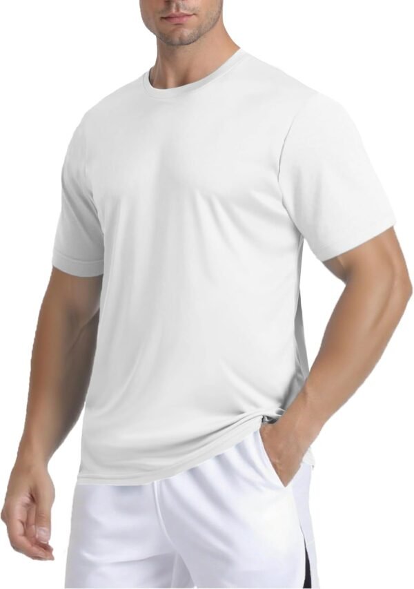 KINSWT Males's Exercise Athletic Shirts UPF 50+ Moisture W... - Image 2