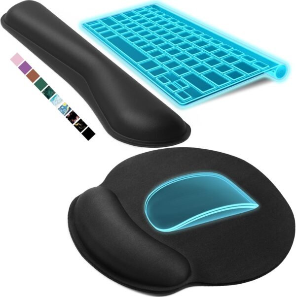 KTRIO Ergonomic Keyboard Wrist Relaxation, Reminiscence Foam Wrist ... - Image 2