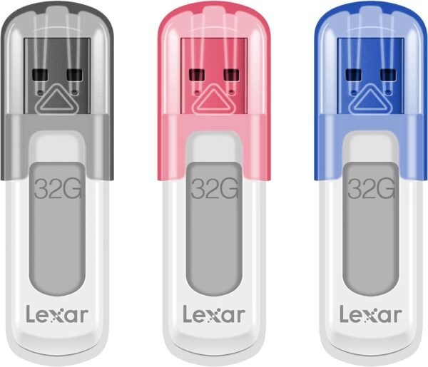 Lexar 32GB 3-Pack JumpDrive V100 USB 3.2 Gen 1 Flash Dr... - Image 2