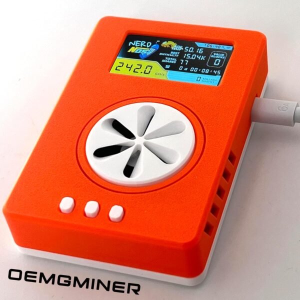 NerdMiner Nerdnos One - 200GH/s 8W Bitcoin Asic Miner W... - Image 2