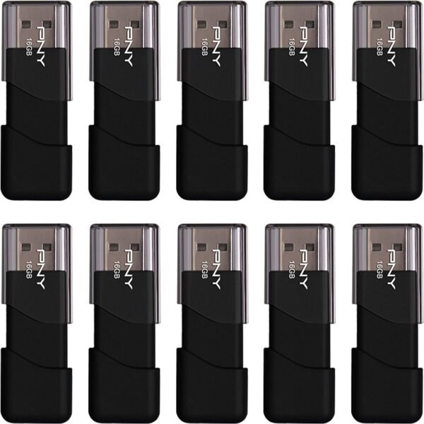 PNY 16GB Attaché 3 USB 2.0 Flash Drive, Black 10 Rely ... - Image 2