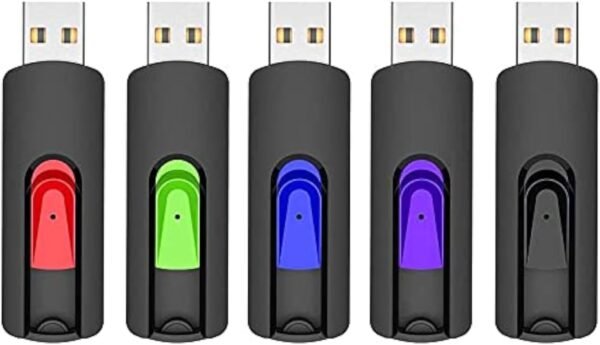 RAOYI 5 Pack 64GB USB Flash Drive, USB 2.0 Reminiscence Stick... - Image 2