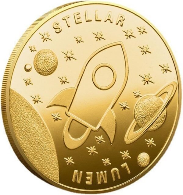 Stellar Lumen Coin BTC Cryptocurrency Coin Assortment S... - Image 2