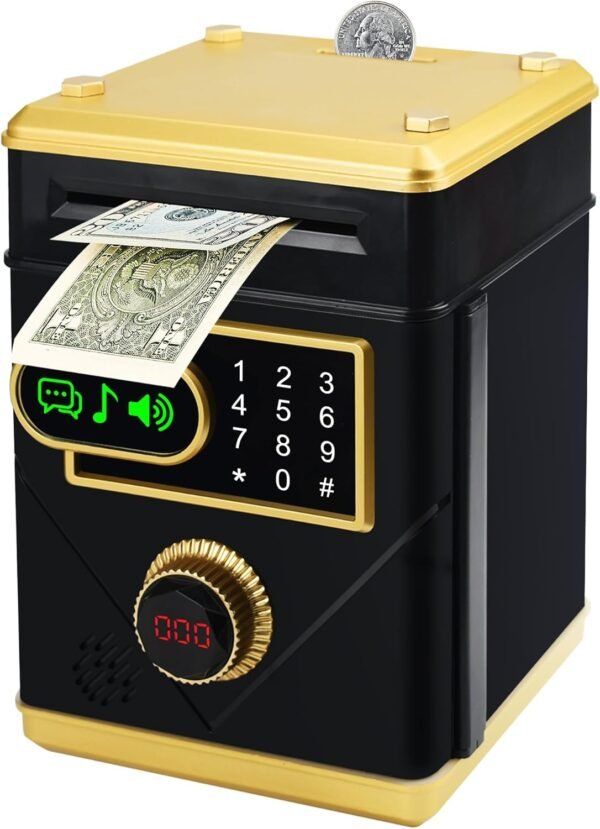 Touchscreen Digital Piggy Financial institution Mini ATM Secure, Coin B... - Image 2