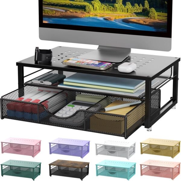 gianotter Pc Monitor Stand Riser, Desk Organizers... - Image 2