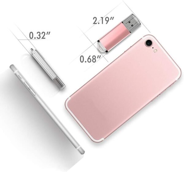USB Flash Drive 32GB, Maspen Thumb Drive 2.0 Excessive Pace... - Image 4