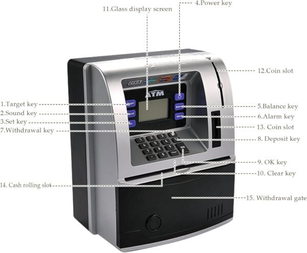 LB ATM Financial savings Financial institution for Youngsters Adults ATM Machine for Rea... - Image 3
