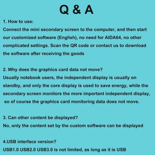 WOWNOVA English Model Laptop Temp Monitor, ARGB PC ... - Image 9