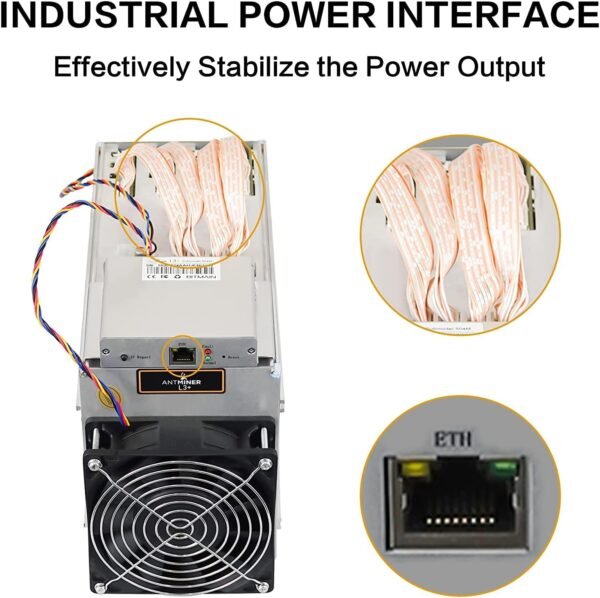AntMiner L3+ ~504MH/s @ 1.6W/MH ASIC Litecoin Miner - Image 6