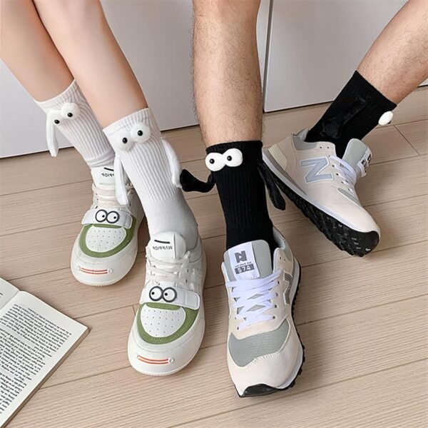 2 Pairs Magnetic Holding Palms Socks - Humorous Presents for ... - Image 4