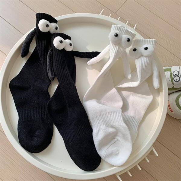 2 Pairs Magnetic Holding Palms Socks - Humorous Presents for ... - Image 5