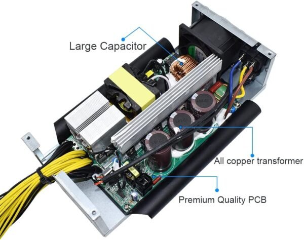 Antminer Bitmain Energy Provide 2000W 2U 110V for S9 or L... - Image 5