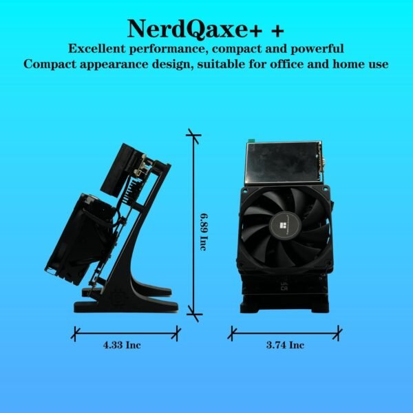 Bitcoins Miner NerdQaxe++901 4.8TH/s ASIC & Crypto Mine... - Image 4